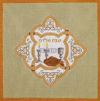 Challah Cover Copper and Olive Judaica by Rishfeld-RISHWP114