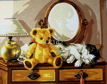 RP142104-Bear on Dresser by Royal Paris