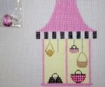 PURSE BOUTIQUE WINDOW WITH CHARM by S&S S0114