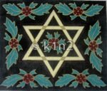 STAR on BLACK TALLIT BAG by S&S S2200T
