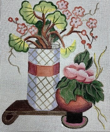 PINK VASES BLOSSOMS by Sasi SASI4743-03