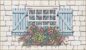 SG141075-WINDOW GARDEN by Sandra Gilmore