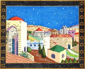 SG14181-JERUSALEM TALLIS BAG by Sandra Gilmore