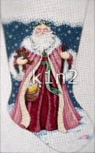 SG16099-FATHER CHRISTMAS STOCKING by Sandra Gilmore