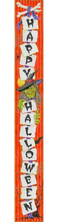 SG16199-HALLOWEEN BELL PULL by Sandra Gilmore