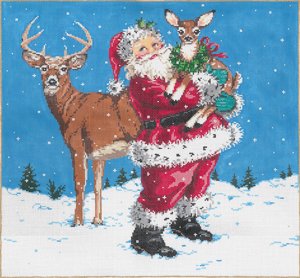SG181015-OH DEER CHRISTMAS by Sandra Gilmore