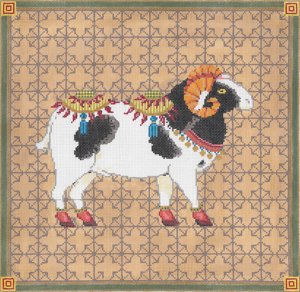 SG181017-RAMA SHEEP by Sandra Gilmore