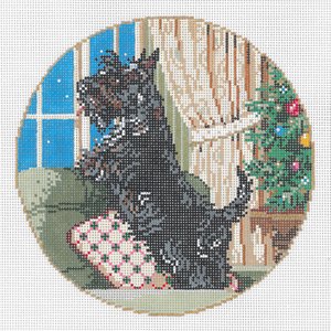 SG181086-SCOTTIE ORNAMENT by Sandra Gilmore