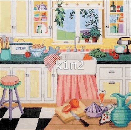 SG18174-GRANDMA'S KITCHEN by Sandra Gilmore