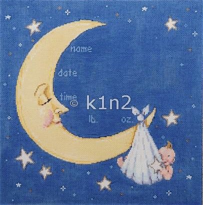 NEW STAR BABY SAMPLER by Sandra Gilmore STITCH GUIDE sg18248sg