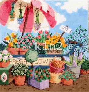 FRESH FLOWERS by Sandra Gilmore STITCH GUIDE ONLY  SG18274sg