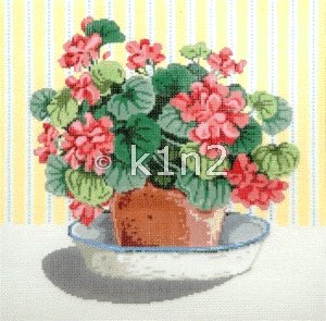 SG18510-GERANIUMS by Sandra Gilmore