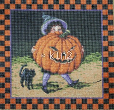 GREAT PUMPKIN  by Sandra Gilmore STITCH GUIDE-SG18566sg