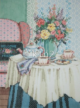 SG18575-TEA AND CRUMPETS by Sandra Gilmore discontinued last one