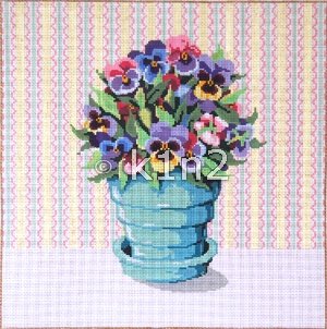 SG18845-PANSIES by Sandra Gilmore