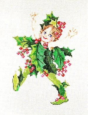 SG18877-HOLLY BERRY by Sandra Gilmore