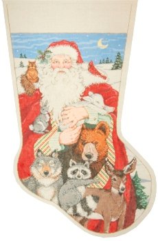 SG18884-BEASTS STOCKING by Sandra Gilmore