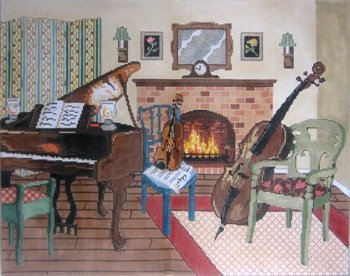 SG18910-MUSIC ROOM by Sandra Gilmore