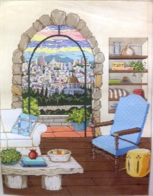 SG18965-VIEW OF JERUSALEM by Sandra Gilmore