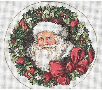 SG181201 SANTA'S WREATH by Sandra Gilmore