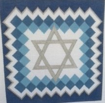 SH1620Tf-BLUE WHITE DIAMONDS TEFILLIN BAG by Shelbi