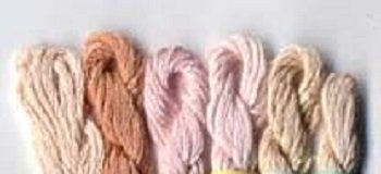 SILK MORI CAUCASIAN SKINTONES  by Kreinik -CSMS