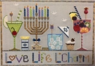 SMF LOVE LIFE L'CHAIM PICTURE OR CHALLAH COVER with Stitch Guide by Sew Much Fun