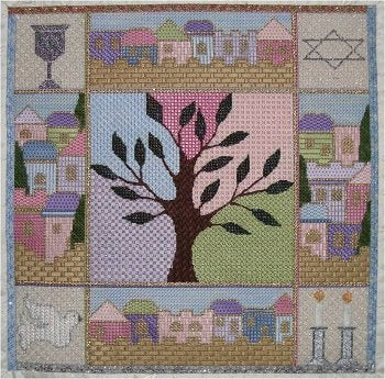 SMF TREE OF LIFE CHALLAH COVER with Stitch Guide by Sew Much Fun