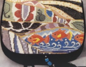 SOPB092-HAPPINESS BLACK PURSE FLAP by Sophia Designs