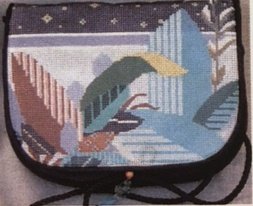 SOPB122-LIVE GREEN BLACK PURSE FLAP by Sophia Designs