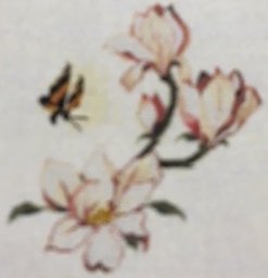 SOPSC807-MAGNOLIA FLOWER  by Sophia Designs