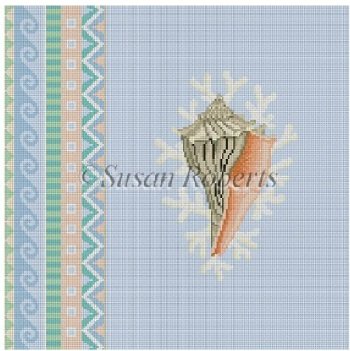 SR1047 Geo Pattern Lightling Whelk by Susan Roberts