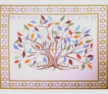 TREE OF LIFE TALLIS OR TEFILLIN by Susan Roberts Stitch Guide - SREP273 or SREP173sg