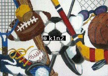 SREP0693-SPORTS BALL BOOK COVER by Susan Roberts