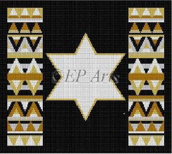 SREP134T-STAR OF DAVID TALLIS BAG by Susan Roberts