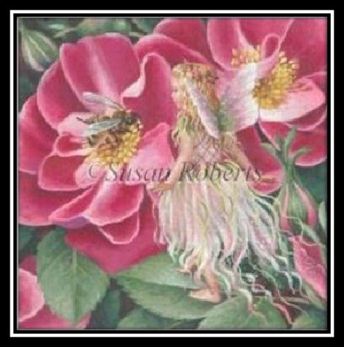 WILD ROSE FAIRY by Liz Tapestry Tent STITCH GUIDE-SRTTAP484sg