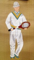 STARNW011-Male Tennis Player by Star Needlearts