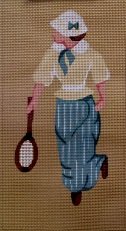 STARNW013-Female Tennis Player by Star Needlearts