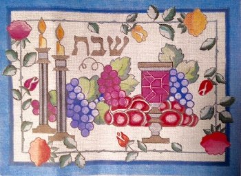 STJJ116-FLORAL CHALLAH COVER by Studio 2 Ltd