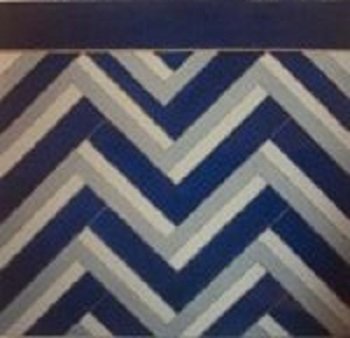 STJJ176-ZIG ZAG XL TALLIS BAG OR CHALLAH COVER by Studio 2 Ltd