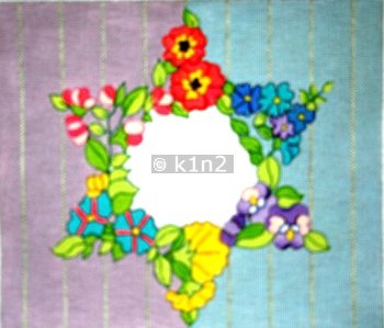 STJJ36-STAR FLOWER TALLIS BAG by Studio 2 Ltd