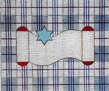 STJJ88A-PLAID AND STAR LARGE TALLIS BAG by Studio 2 Ltd