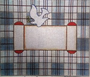 STJJ88G-GREY PLAID LARGE TALLIS BAG by Studio 2 Ltd