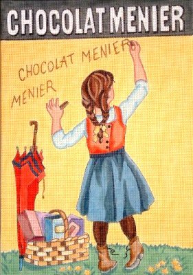 STPOVP02-Cholocate Menier Vintage Poster 1893 by Studio2