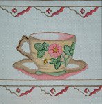 STPP097-MAJOLICA TEACUP by STUDIO 2