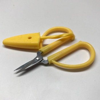 SUPER SNIPS 2.5" SCISSORS with CASE YELLOW SSNye