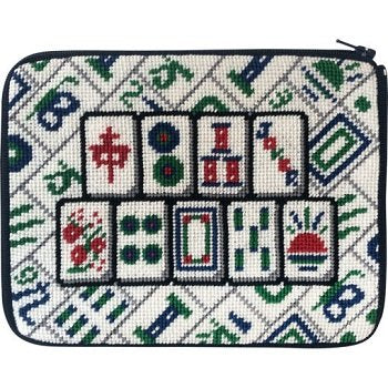 APSZ7501 TILES MAH JONGG STITCH 'N ZIP CASE by Alice Peterson