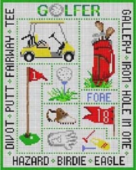 TRGB240- GOLFER by Treglown Designs