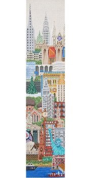 TRBP006-NEW YORK CITY SKYLINE BELLPULL by Trubey