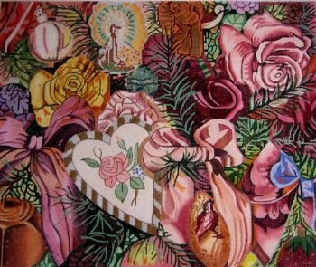 HEARTS and FLOWERS by Trubey STITCH GUIDE TRSM06sg
